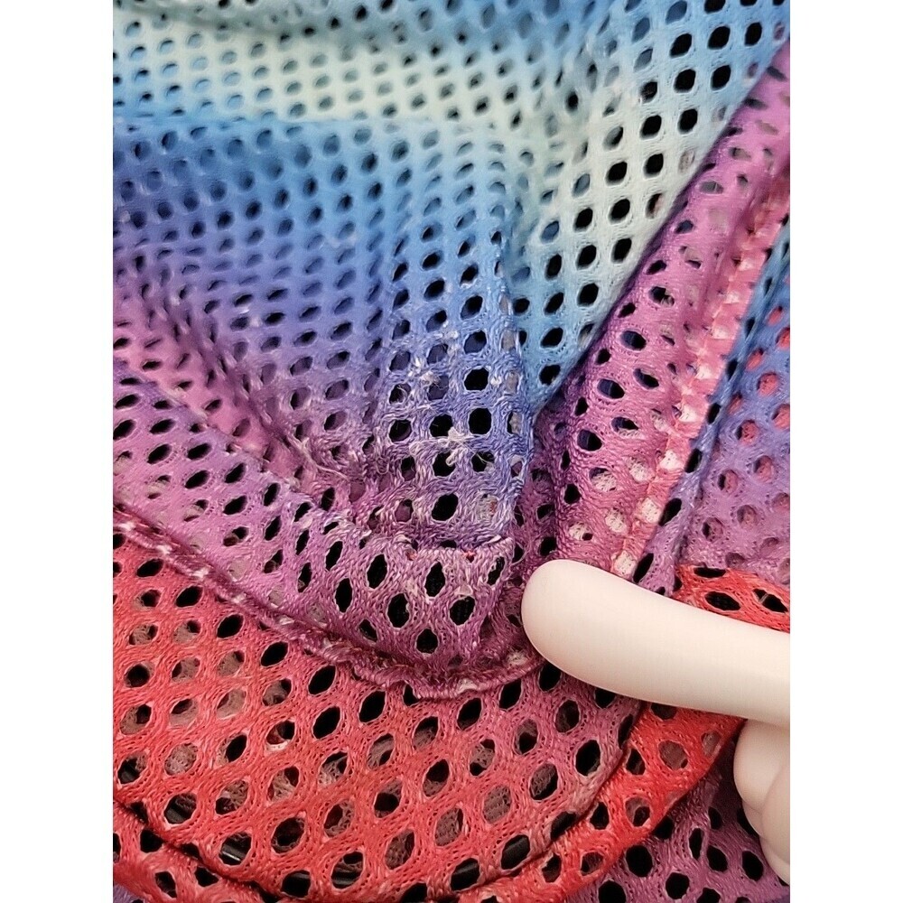 Adidas Hermosa II Mesh Pink Blue Backpack Back To School College Student *READ - Picture 8 of 13